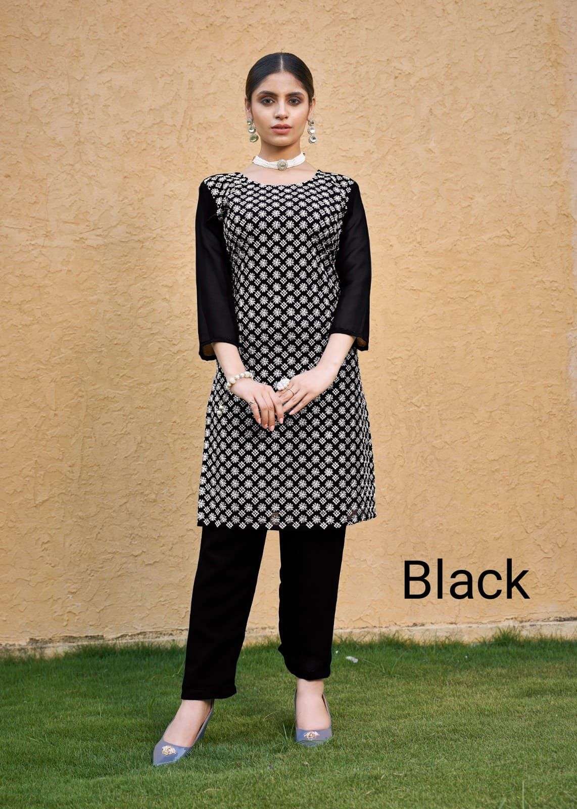 MOKSH INTERNATION ROOHI PURE FAUX GEORGETTE PRINTED CO-ORD SET-00154