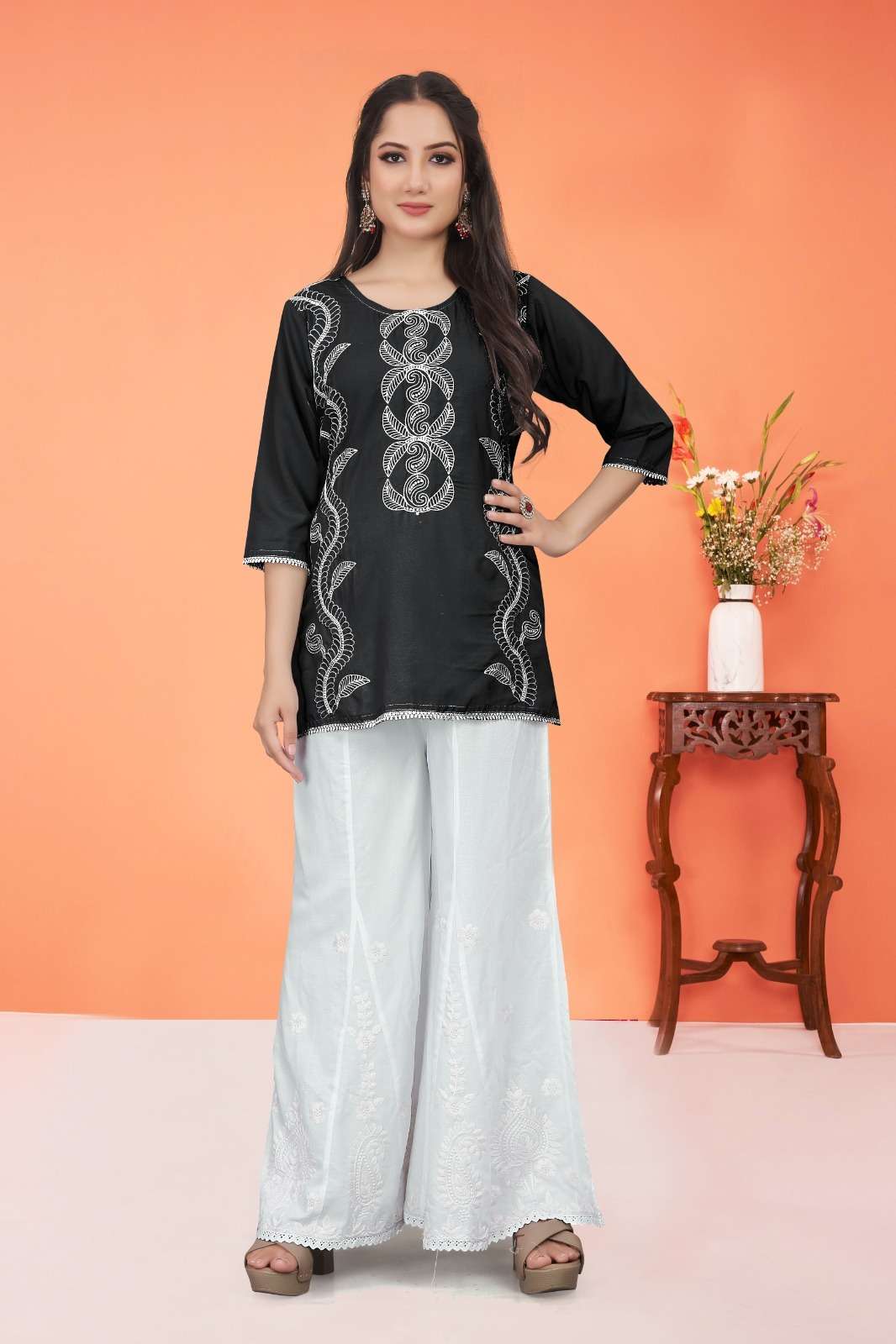 MONEY VOL-4 BY ASLIWHOLESALE DESIGNER PURE RAYON EMBROIDERY PRINTED KURTIS-00265
