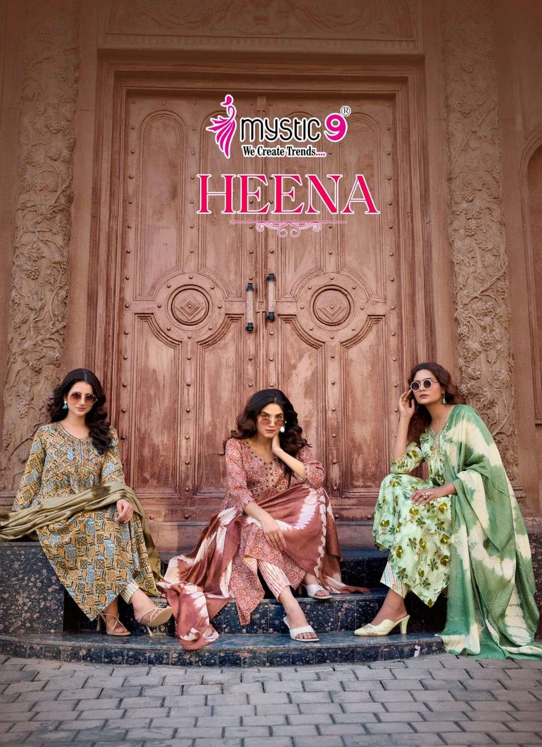 MYSTIC9 HEENA VOL-07 PURE RAYON PRINTED DRESSES-00140