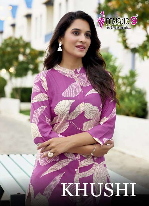 MYSTIC9 KHUSHI VOL-03 PURE VISCOSE PRINTED CO-ORD SET-000140