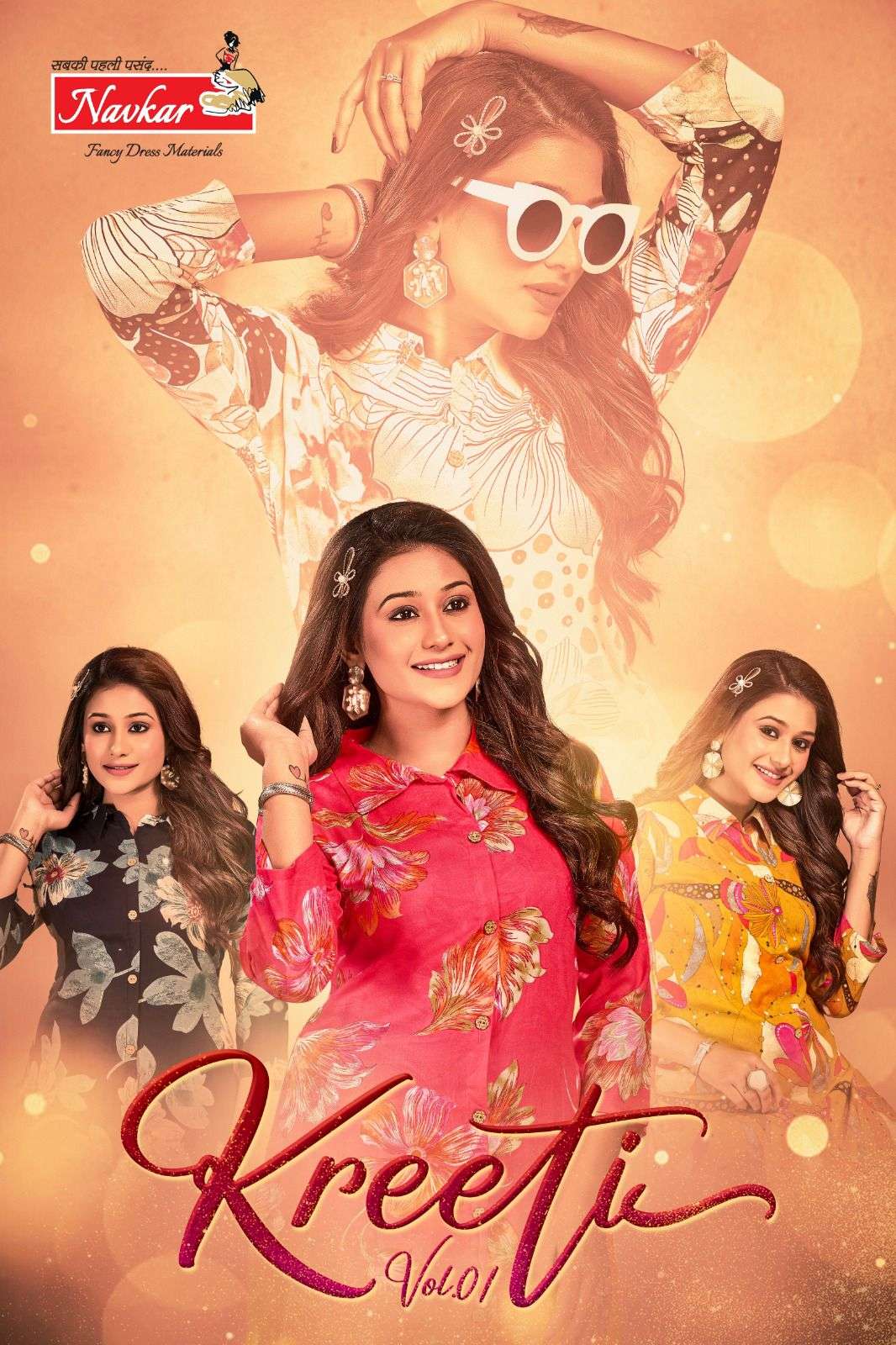 NAVKAR KREETI VOL-01 PURE RAYON PRINTED CO-ORD SET-00140
