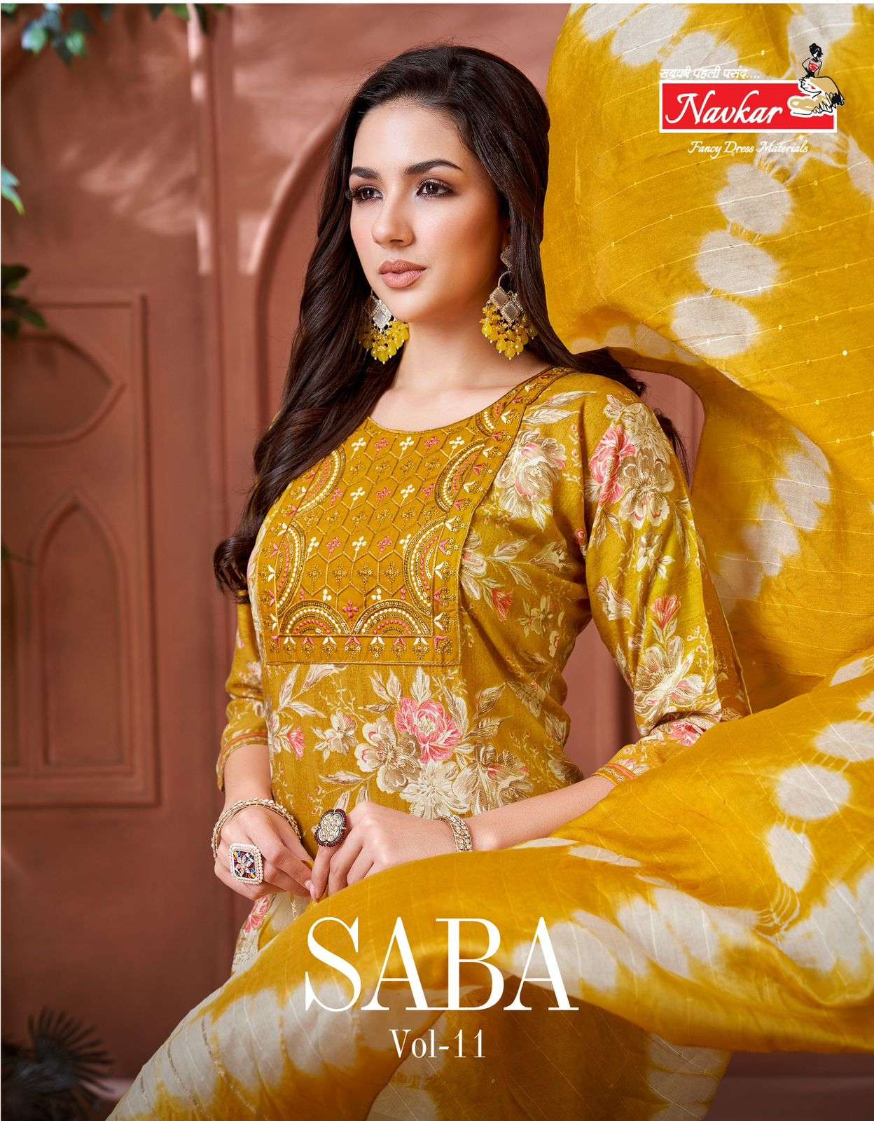 NAVKAR SABA VOL-11 PURE RAYON PRINTED DRESSES-00140