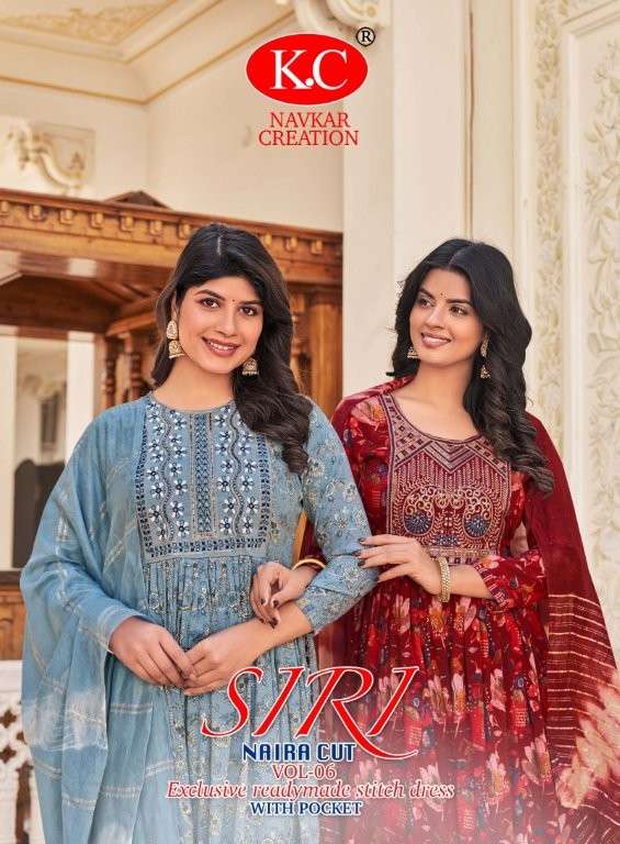 NAVKAR SIRI VOL-06 PURE CAPSULE PRINTED DRESSES-00093
