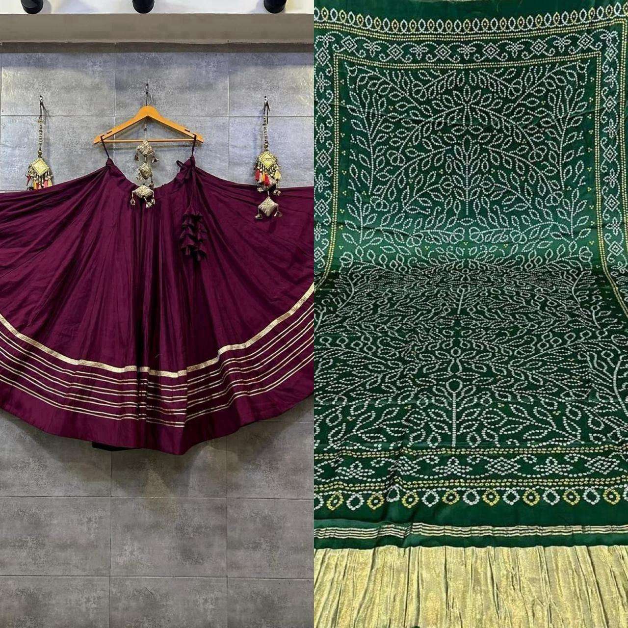 NAVRATRI VOL-3 BY ASLIWHOLESALE DESIGNER PURE RAYON COTTON PRINTED LEHENGA-00029