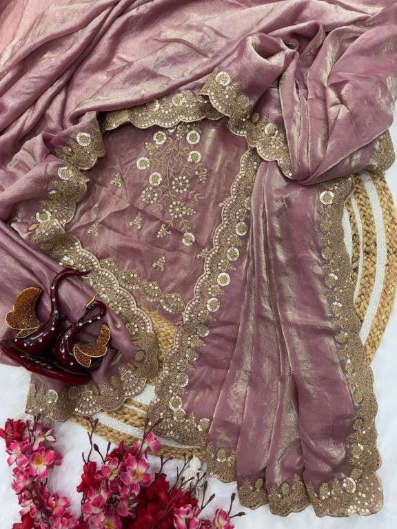 NC-5452 COLOUR BY ASLIWHOLESALE DESIGNER PURE SILK EMBROIDERY SAREES-00219