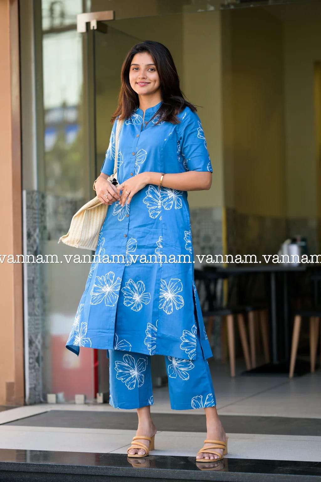 NEETI VOL-20 BY ASLIWHOLESALE DESIGNER PURE COTTON PRINTED CO-ORD SET-00239