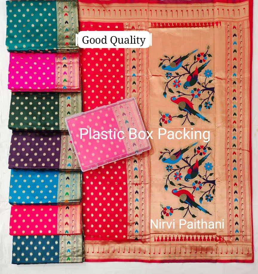 NIRVI PATHANI BY ASLIWHOLESALE DESIGNER PURE FANCY PAITHANI PRINTED SAREES-00065
