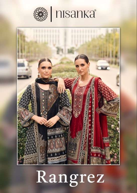 NISANKA RANGREZ PURE LAWN COTTON PAKISTANI DRESSES-00011
