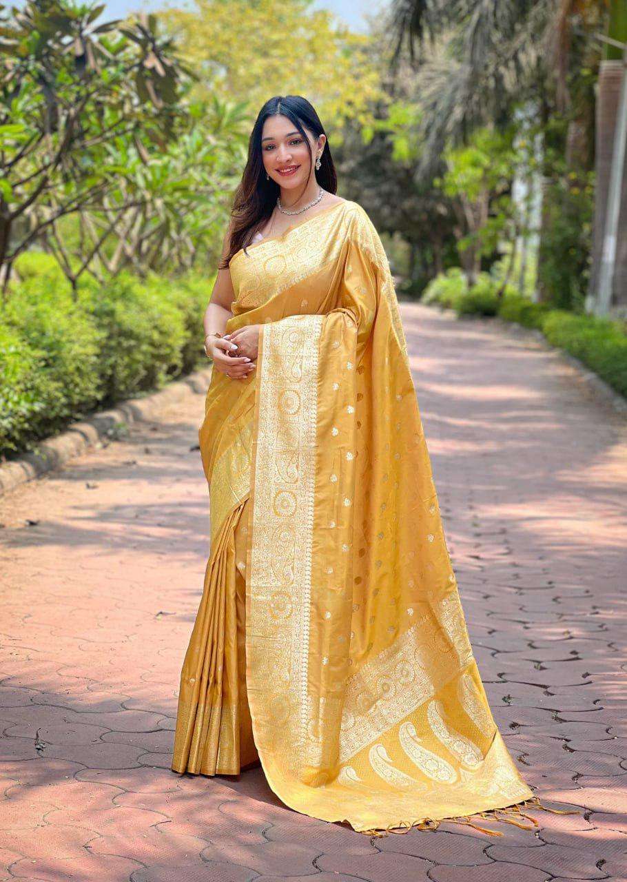 NOK BY ASLIWHOLESALE DESIGNER PURE BANARASI SILK SAREES-00279