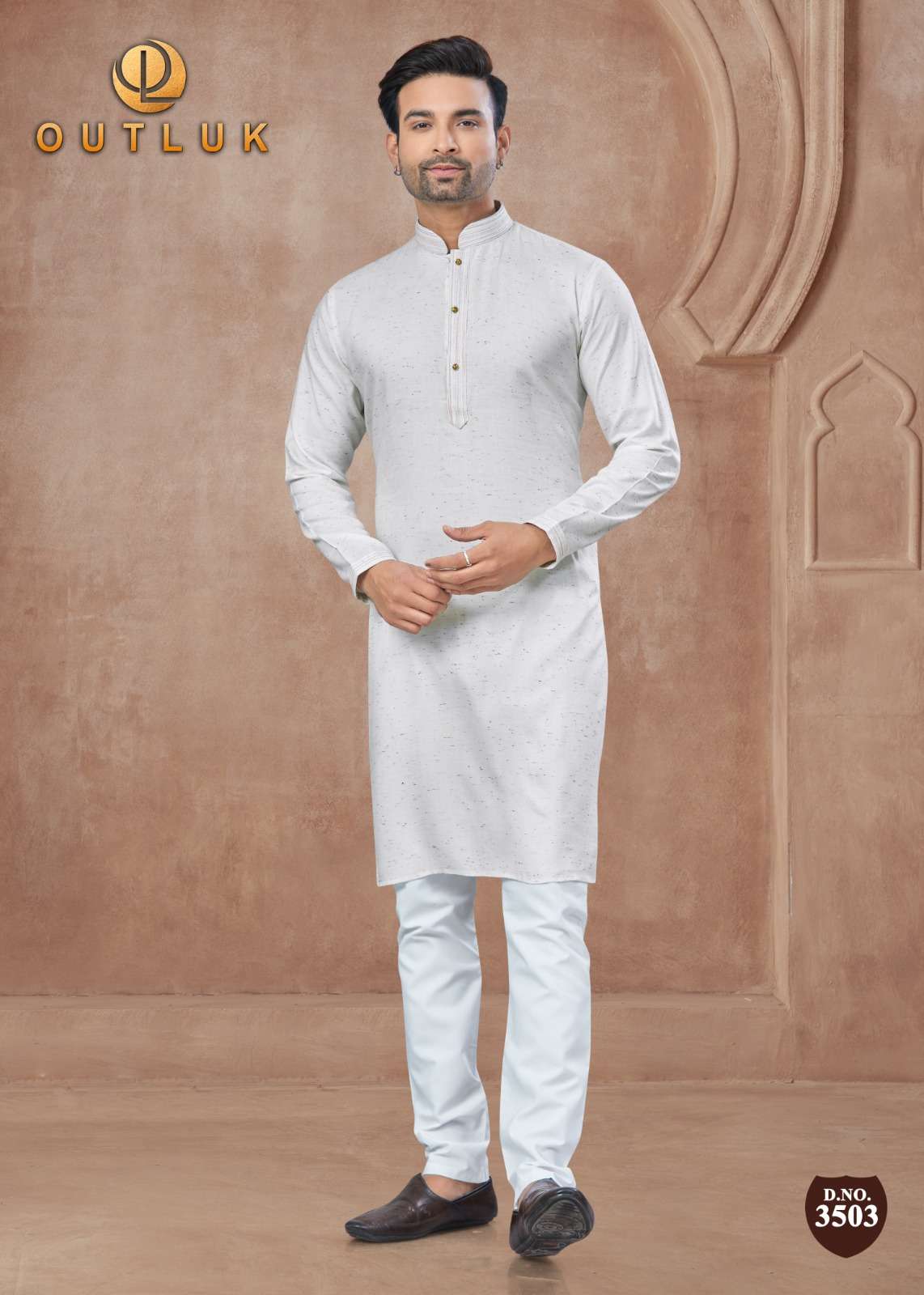 OUTLUK VOL-135 PURE COTTON MENS WEAR KURTA PAJAMAS-00033