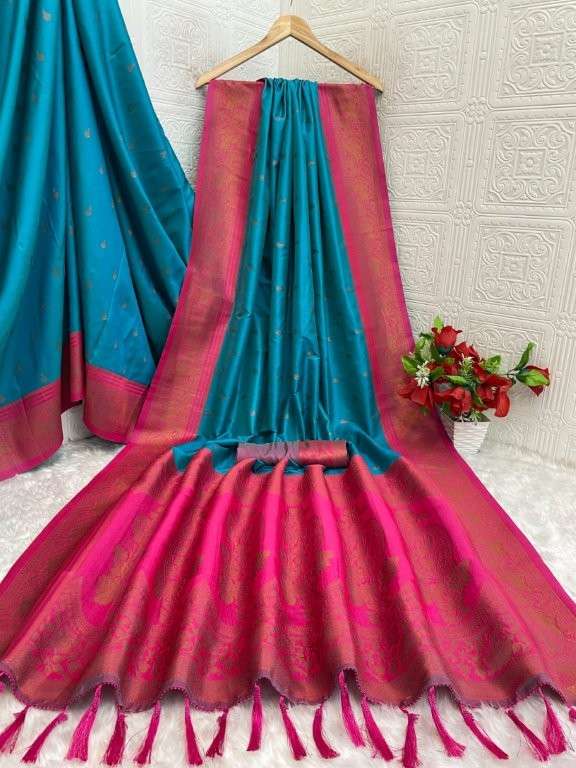 PENNY VOL-100 BY ASLIWHOLESALE DESIGNER PURE PAITHANI SILK SAREES-00081