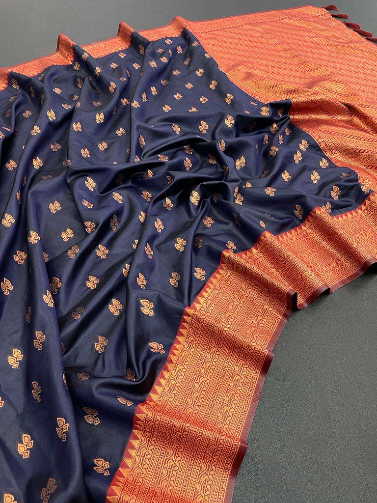 PENNY VOL-104 BY ASLIWHOLESALE DESIGNER PURE SILK SAREES-00081