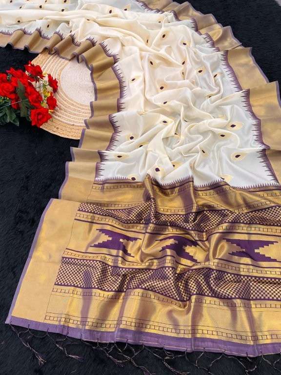 PENNY VOL-96 BY ASLIWHOLESALE DESIGNER PURE KANJIVARAM SILK SAREES-00081