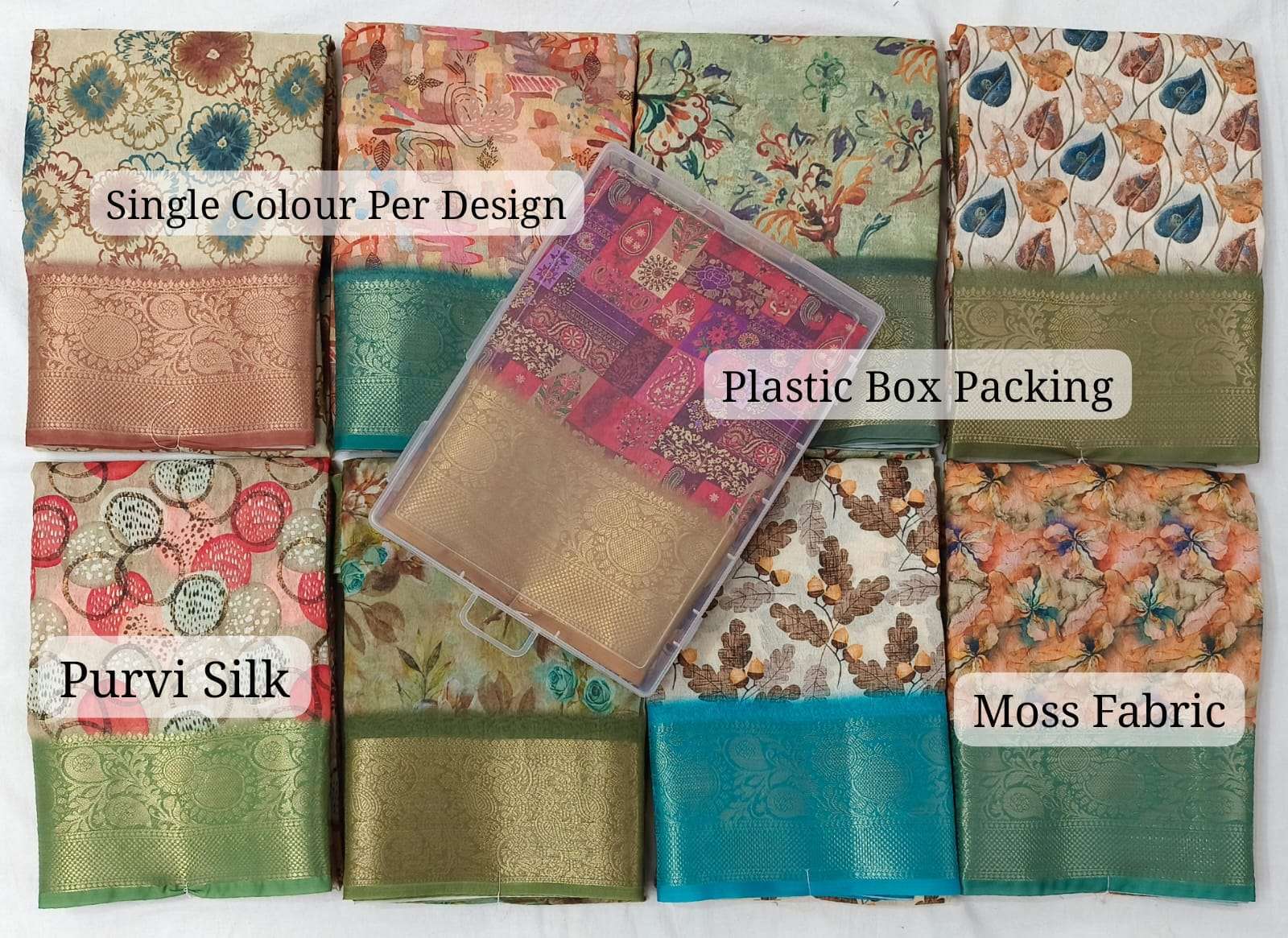 PURVI SILK BY ASLIWHOLESALE DESIGNER PURE SILK PRINTED SAREES-00065