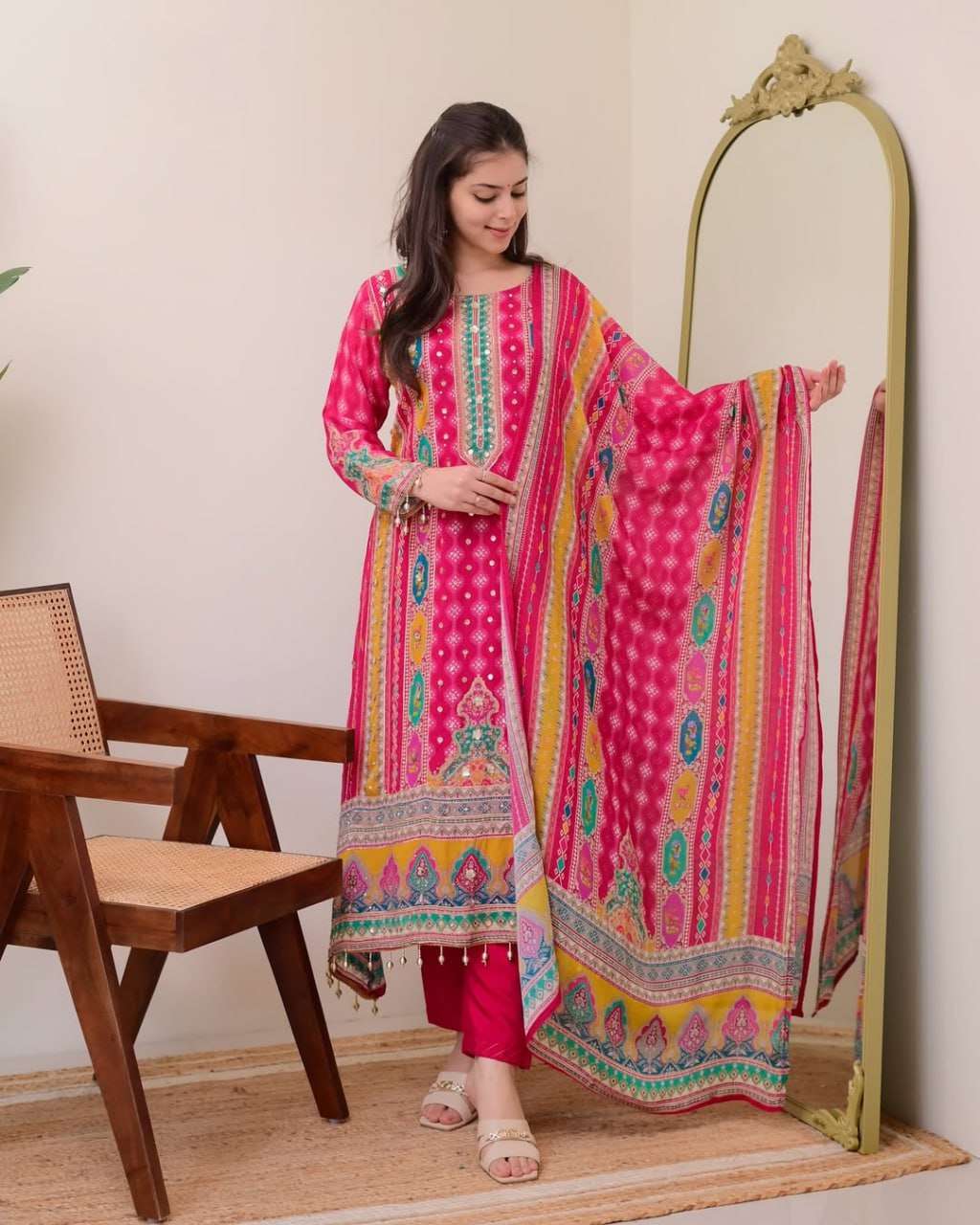 RADHA VOL-8 BY ASLIWHOLESALE DESIGNER PURE MUSLIN COTTON PRINTED DRESSES-00265