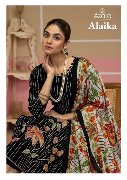RADHIKA FASHION AZARA ALAIKA PURE LAWN COTTON PRINTED PAKISTANI DRESSES-00011