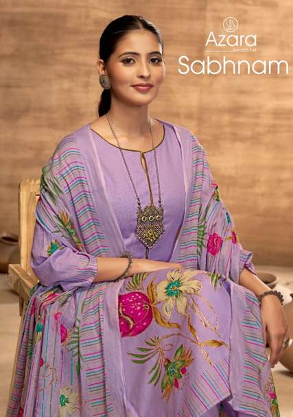 RADHIKA FASHION AZARA SABHNAM PURE LAWN COTTON PRINTED DRESSES-00011