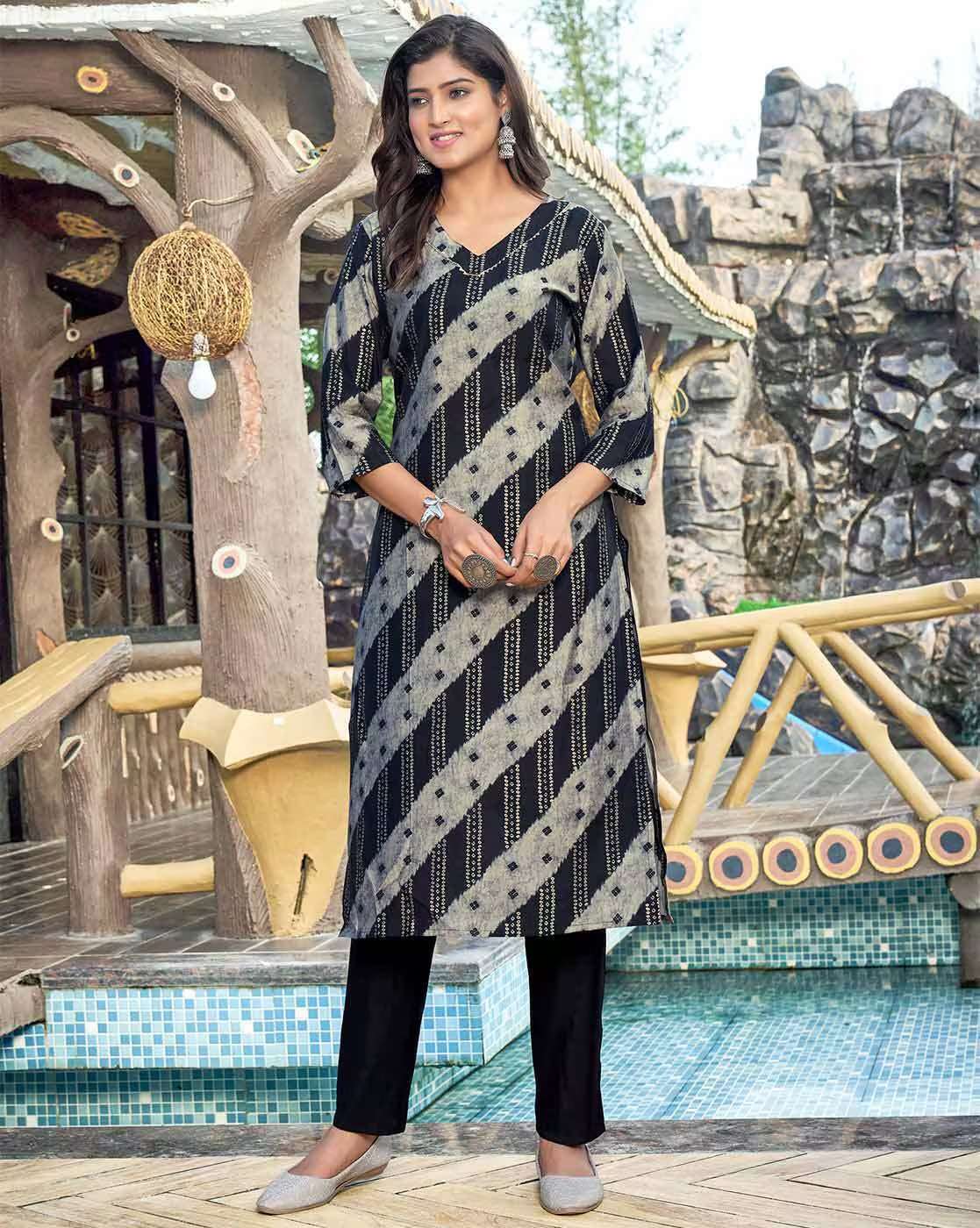 RAINBOW VOL-1 BY ASLIWHOLESALE DESIGNER PURE RAYON PRINTED KURTIS-00265