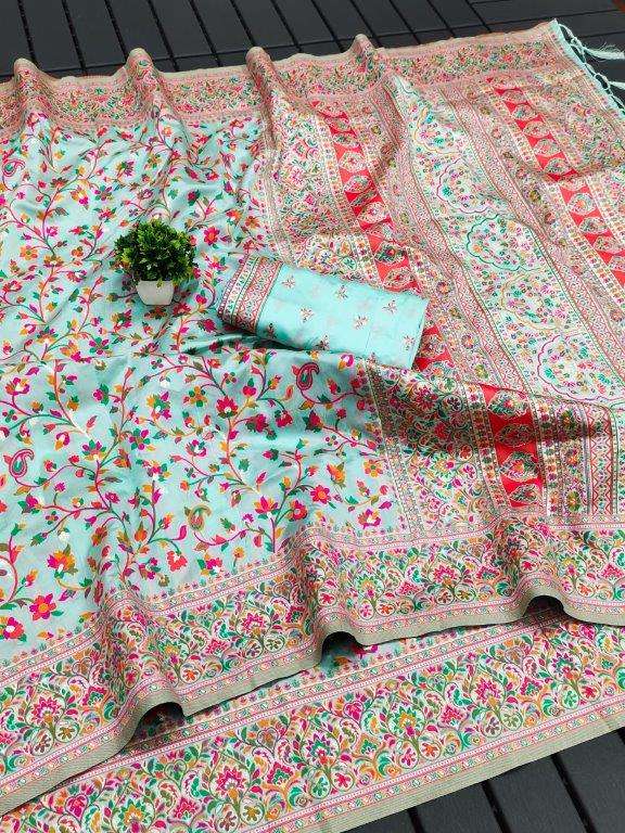 RAJA MOULI 4 BY ASLIWHOLESALE DESIGNER PURE SILK PRINTED SAREES-00230