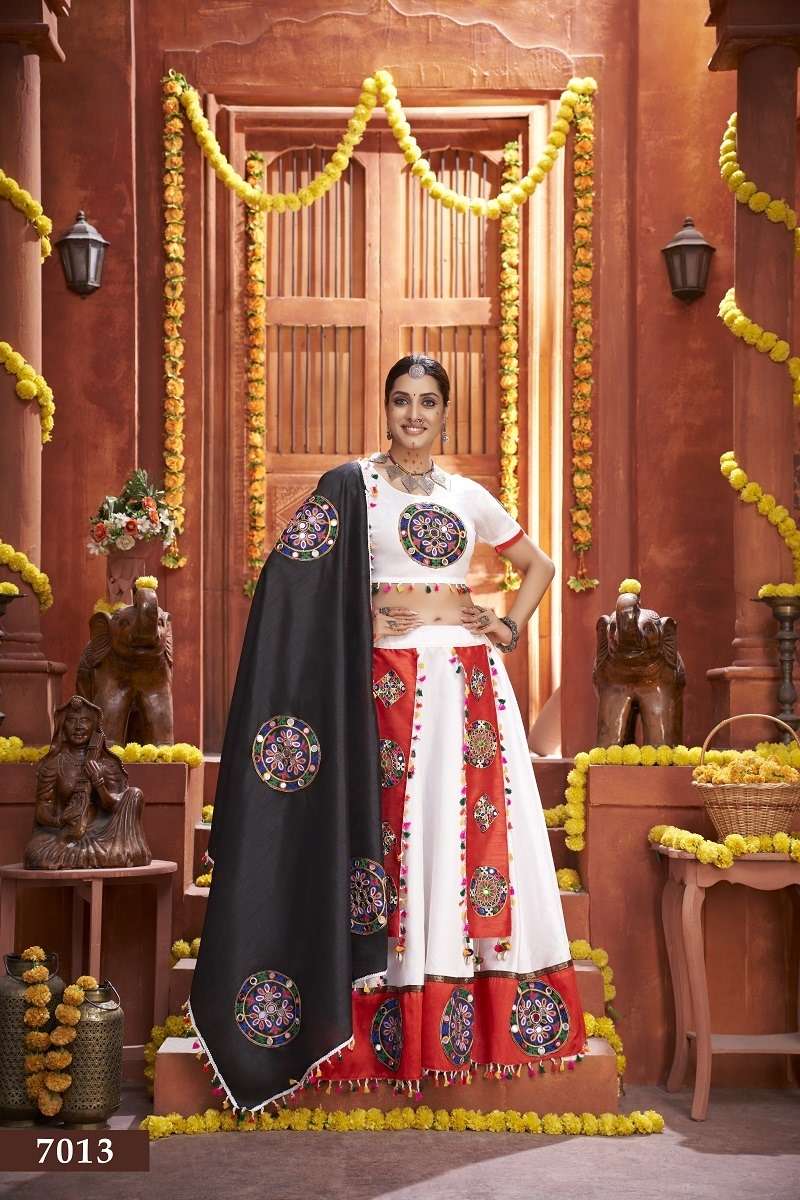 RAJWADI VOL-3 7013 BY ASLIWHOLESALE DESIGNER ART SILK LEHENGAS-00060