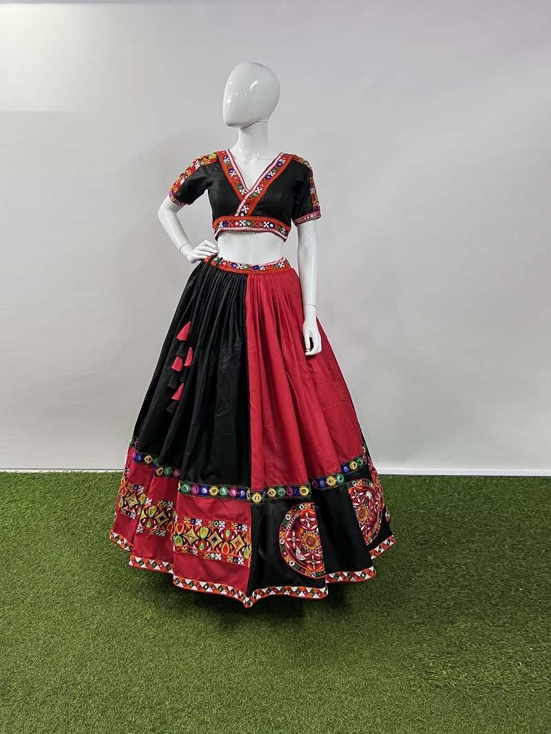 RAJWADI VOL-7 DESIGN BY ASLIWHOLESALE DESIGNER PURE COTTON SILK LEHENGAS-0060