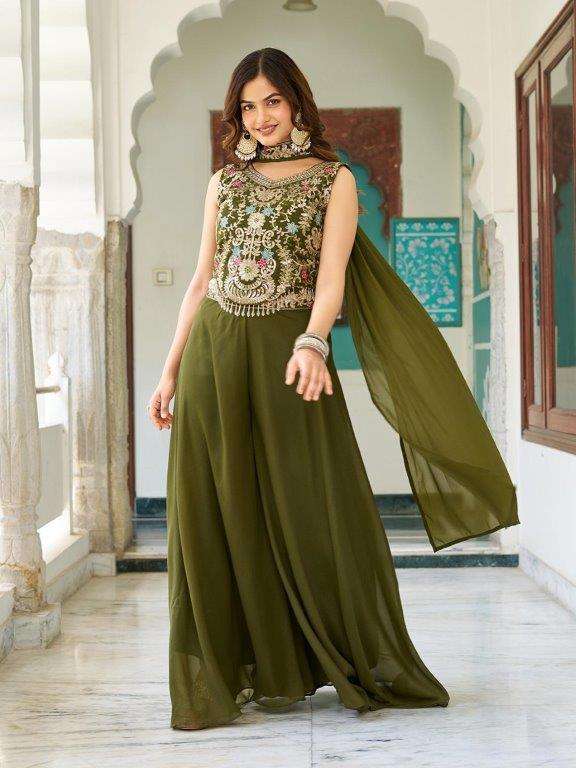 RM-107 BY ASLIWHOLESALE DESIGNER PURE STAR GEORGETTE EMBROIDERY CASUALS-00236