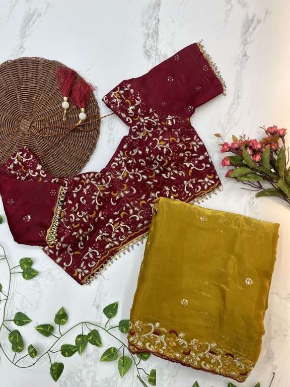 SAKHI VOL-195 BY ASLIWHOLESALE DESIGNER PURE JIMMY CHOO SILK SAREE-00219