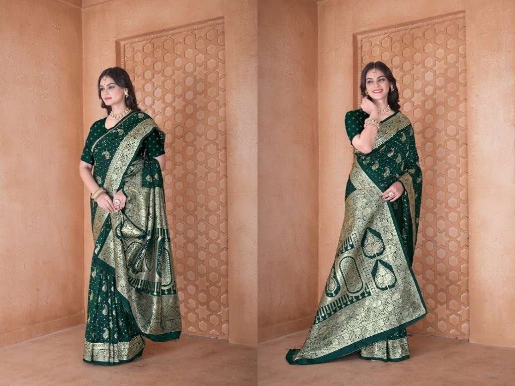 SANJANA LIFESTYLE TAKSHILA 9667 SERIES PURE SILK JACQUARD SAREES-00137