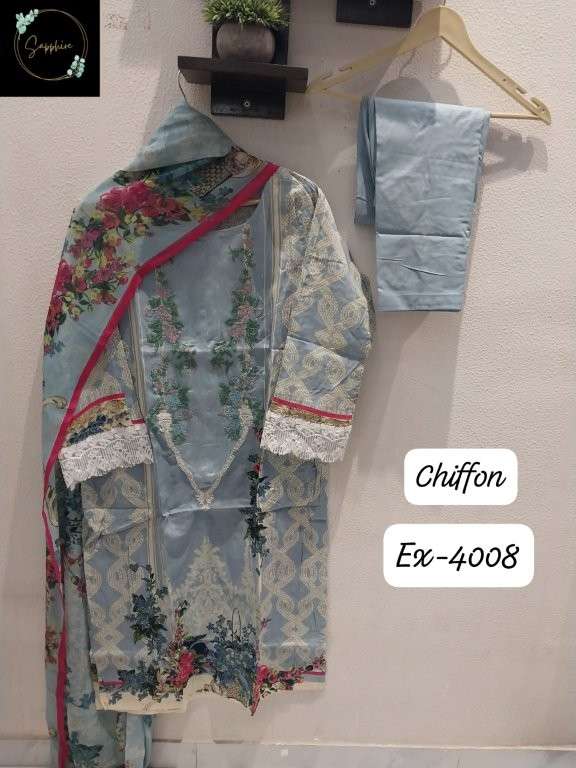 SAPPHIRE EX-4008 NX PURE COTTON PRINTED PAKISTANI DRESSES-00272