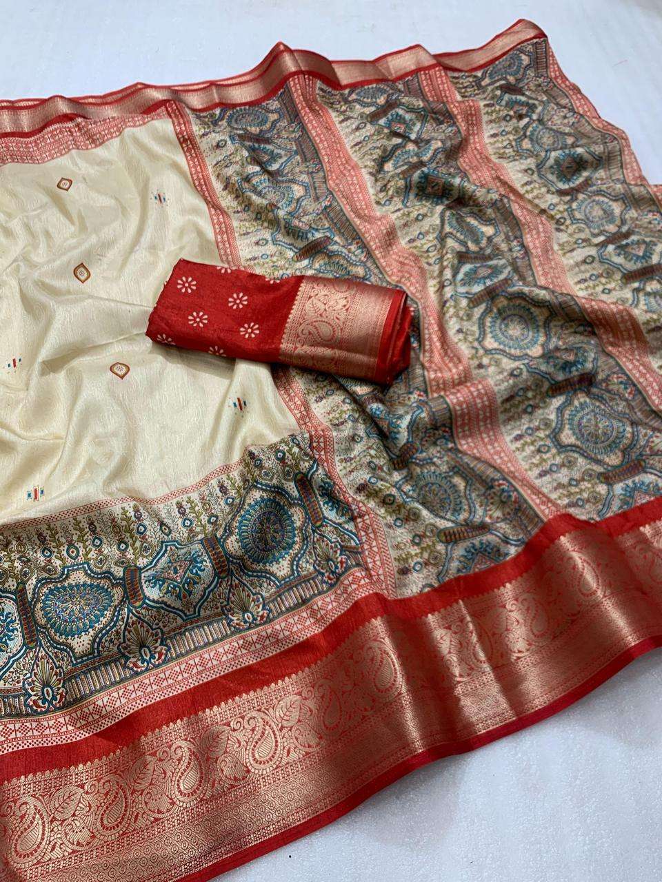 SATVI VOL-1 BY ASLIWHOLESALE DESIGNER PURE SILK PRINTED SAREES-00292