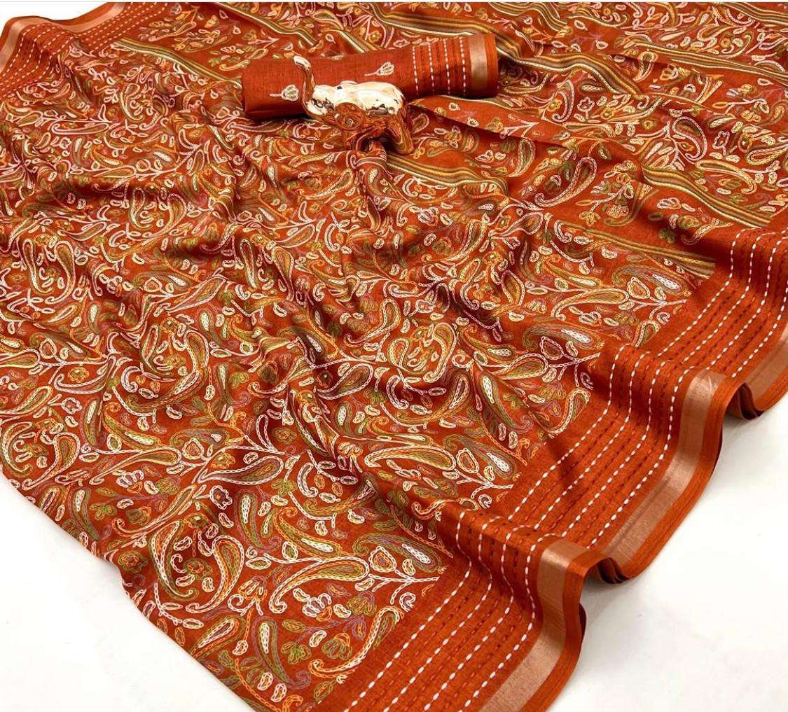 SATVI VOL-3 BY ASLIWHOLESALE DESIGNER PURE COTTON PRINTED SAREES-00292