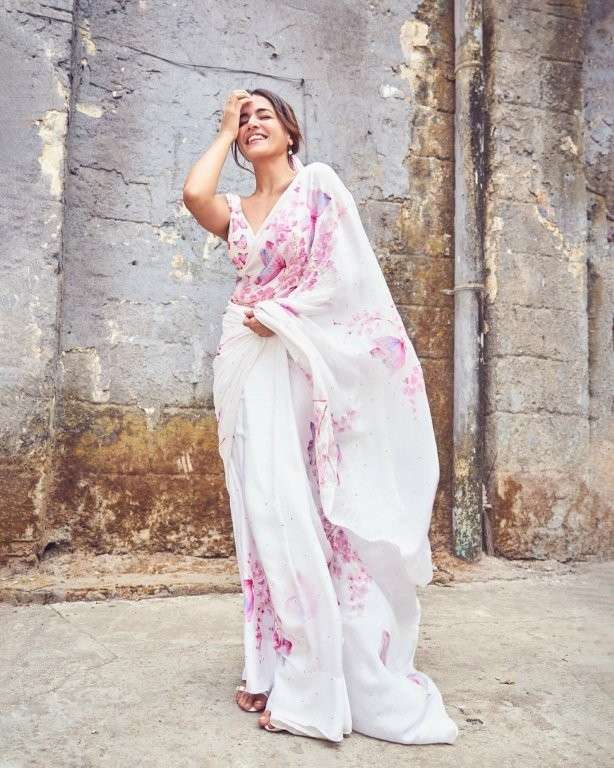 SC-BUTTERFLY BY ASLIWHOLESALE DESIGNER PURE LINEN PRINTED SAREES-00292