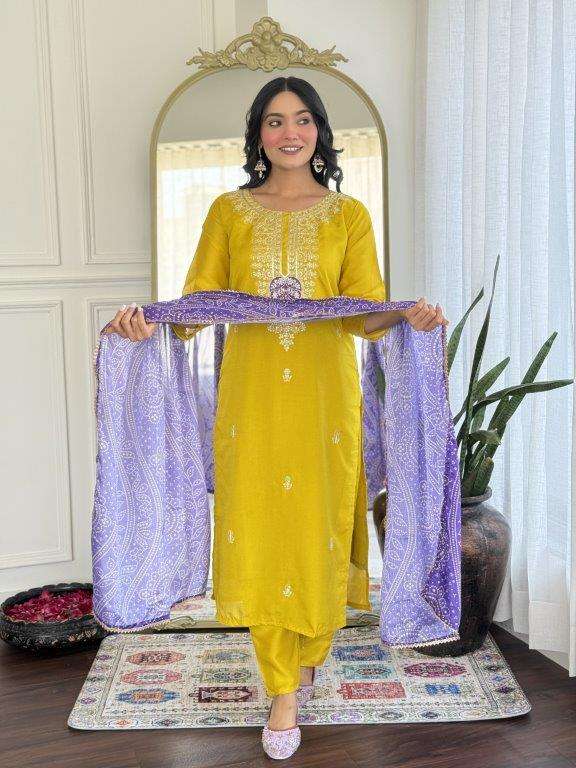 SHIVANI BY ASLIWHOLESALE DESIGNER PURE VICHITRA SILK EMBROIDERY DRESSES-00264