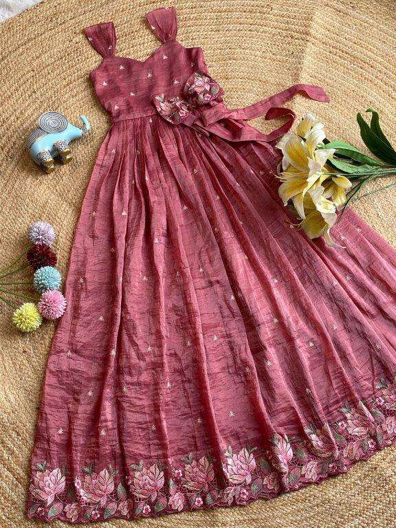 SHIVANI VOL-38 BY ASLIWHOLESALE DESIGNER PURE ORGANZA CRUSH KIDS WEAR-00282