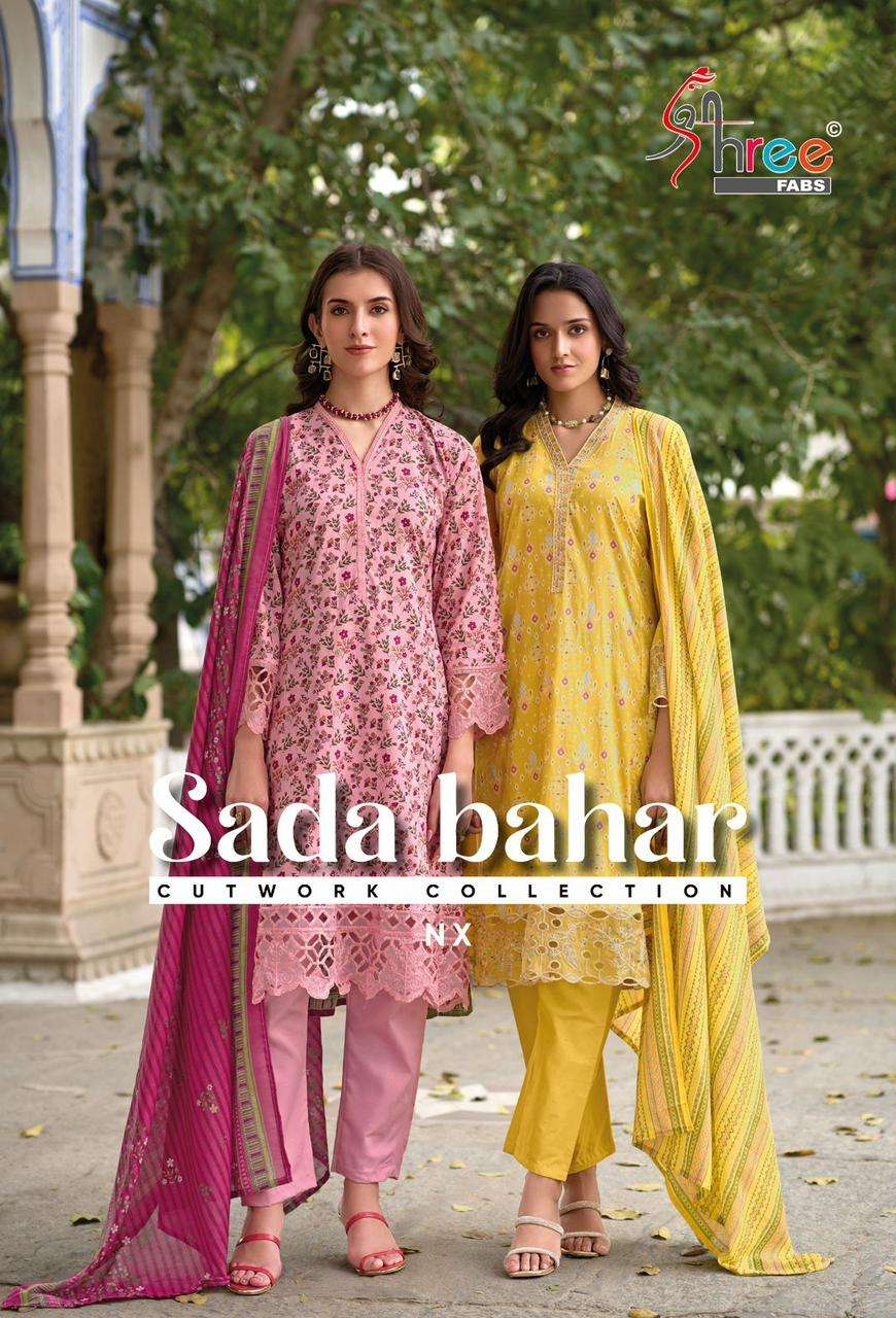 SHREE FAB SADA BAHAR VOL-01 PURE COTTON PRINTED DRESSES-00201