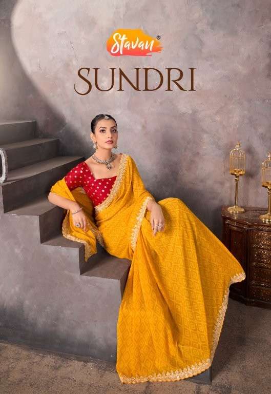 STAVAN SUNDRI PURE SOFT GEORGETTE SAREES-00004