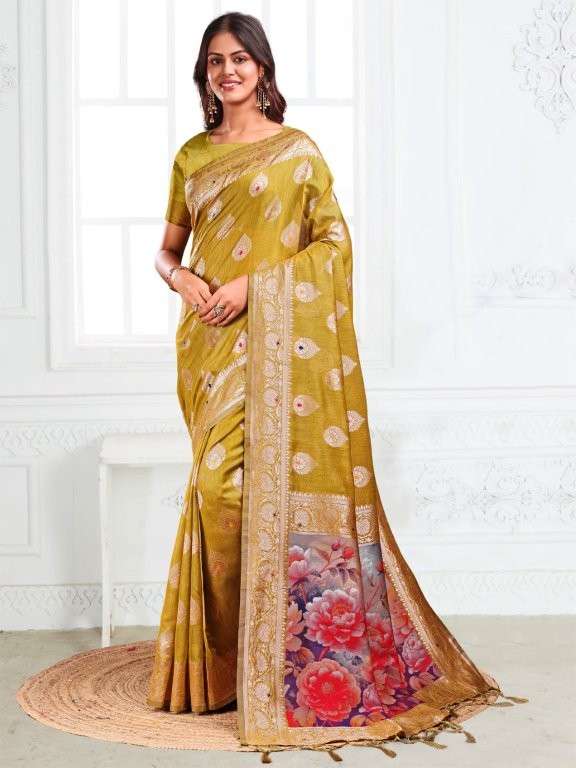 SUHANI BY ASLIWHOLESALE DESIGNER PURE LINEN COTTON PRINTED SAREES-00281