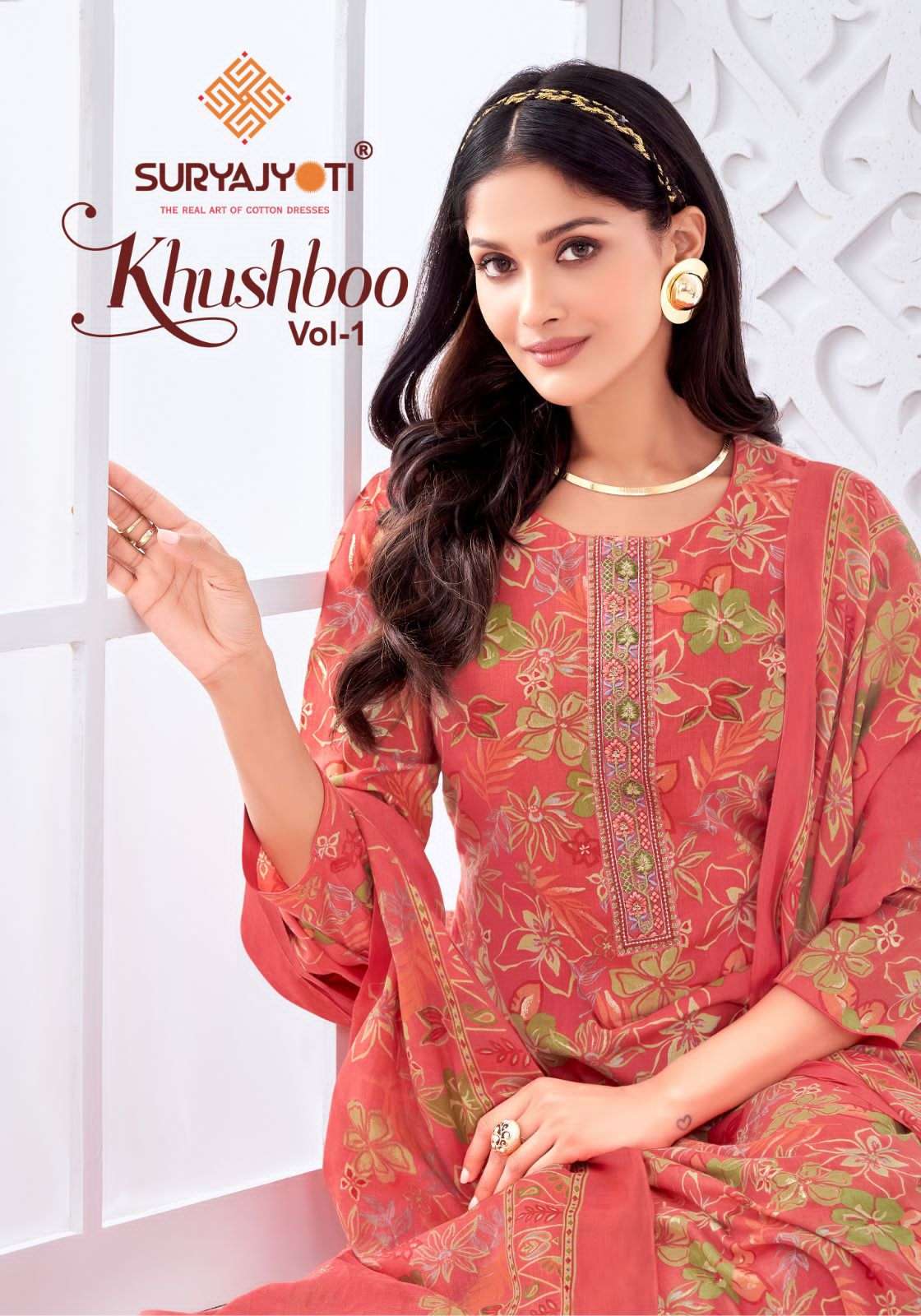 SURYAJYOTI KHUSHBOO VOL-01 PURE LAWN PRINTED DRESSES-00015