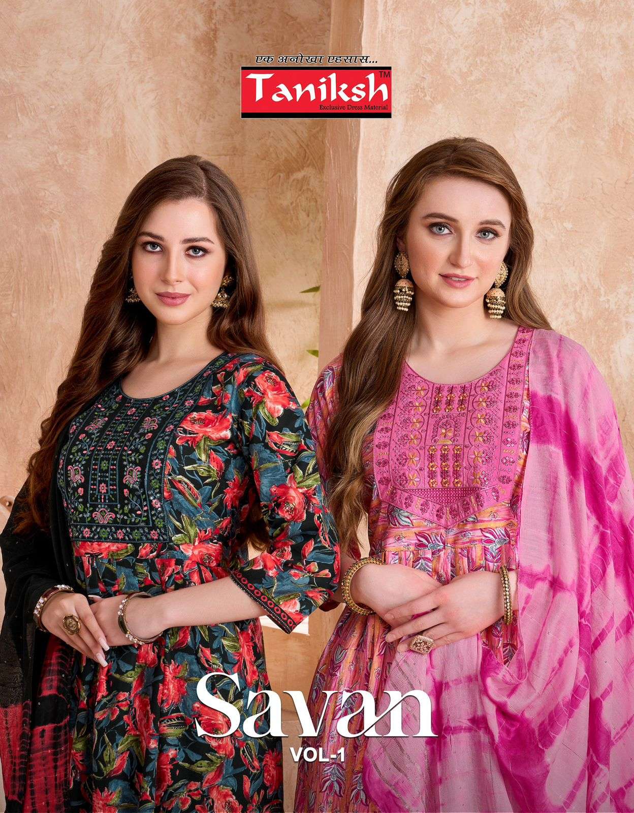 TANIKSH SAVAN VOL-01 PURE VISCOSE PRINTED DRESSES-00140