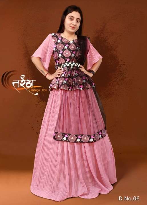 TARANG LEHENGA CHOLI BY ARYA DRESS MAKER GEORGETTE LEHENGAS-00079
