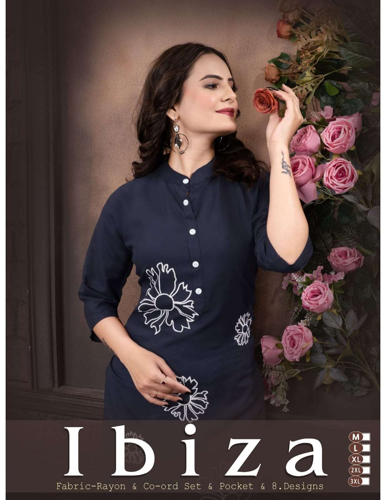 TREBDY LBIZA VOL-1 BY ASLIWHOLESALE DESIGNER PURE RAYON CO-ORD SET-00093