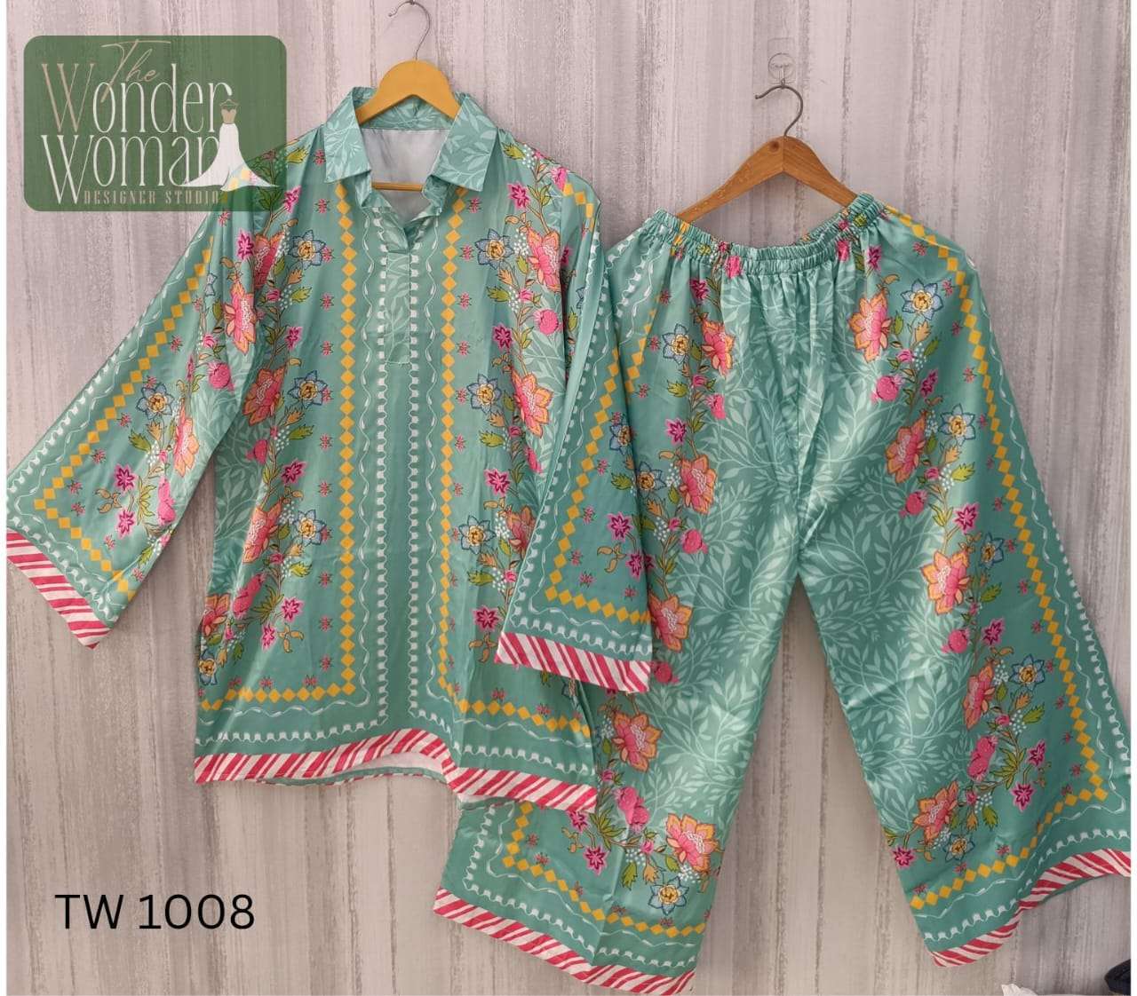 TW-1006 SERIES BY ASLIWHOLESALE DESIGNER PURE CAPSULE PRINTED PAKISTANI CO-ORD SET-00028