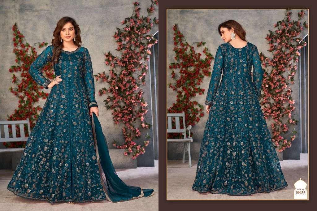 TWISHA ANJUBAA VOL-04 PURE NET EMBROIDERY DRESSES-00274