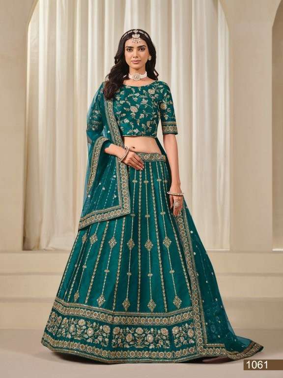 TWISHA MEHVISH MOHINI VOL-01 PURE ART SILK EMBROIDERY LEHENGAS-00274