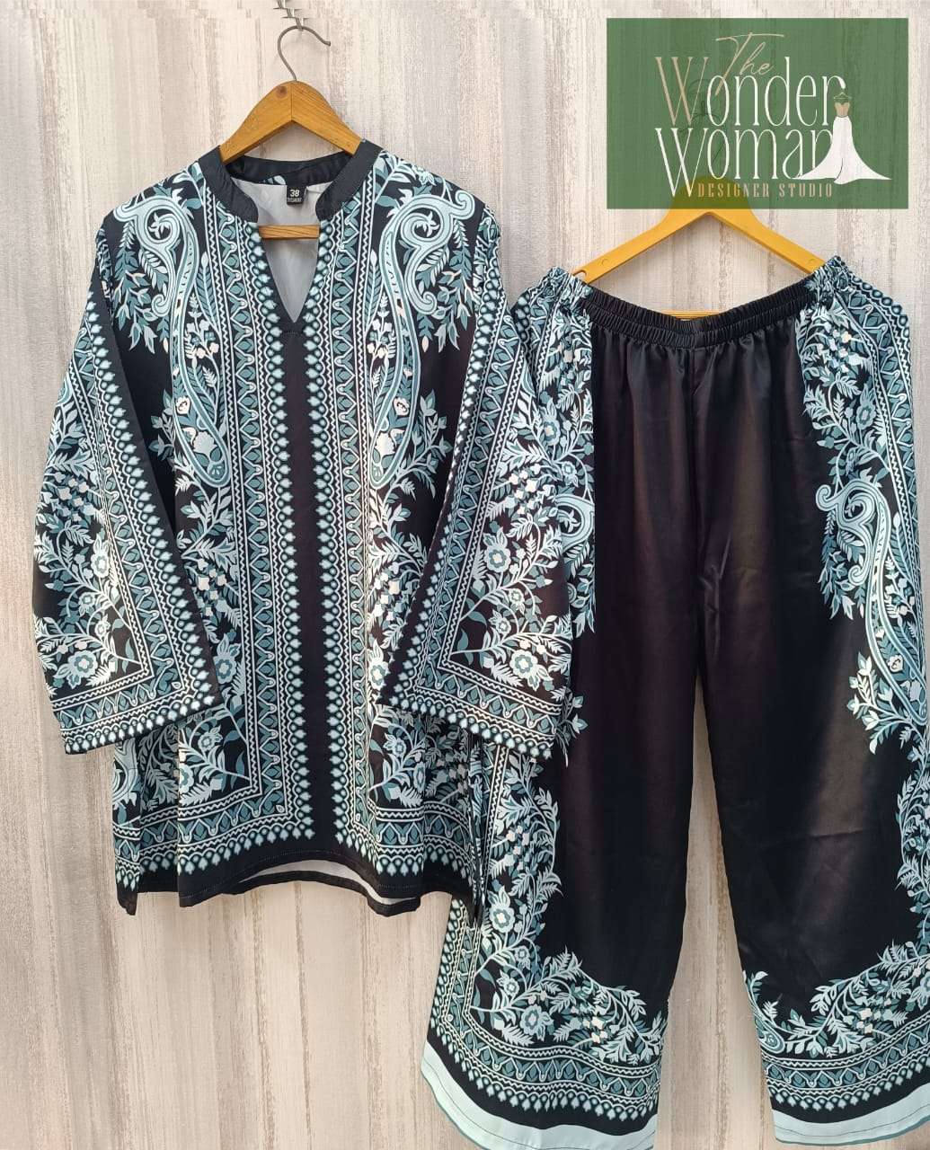 WONDER WOMEN VOL-07 BY ASLIWHOLESALE DESIGNER PURE CAPSULE PRINTED PAKISTANI CO-ORD SET-00028