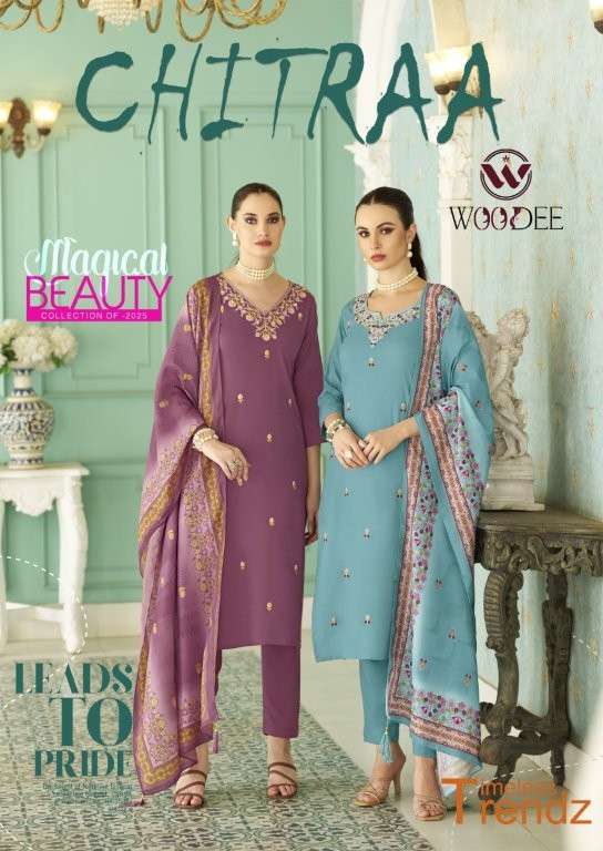 WOODEE CHITRAA 1001 TO 1006 SERIES PURE RAYON DRESSES-00014