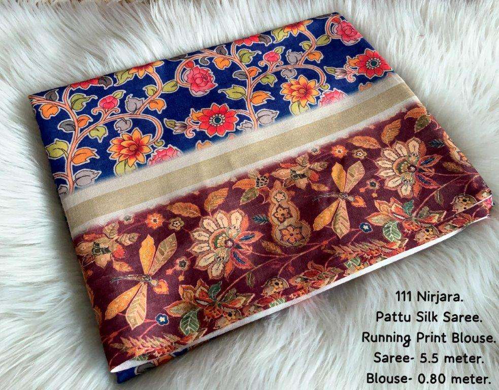 111 NIRIJARA BY ASLIWHOLESALE DESIGNER PURE SOFT SILK SAREES-00254