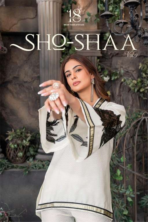 18 ATTITUDE SHO SHAA VOL-09 PURE JACQUARD CO-ORD SET-00140
