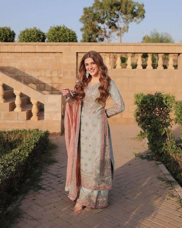 5276 HIT COLOUR BY ASLIWHOLESALE DESIGNER PURE FAUX GEORGETTE EMBROIDERY PRINTED DRESSES-00262