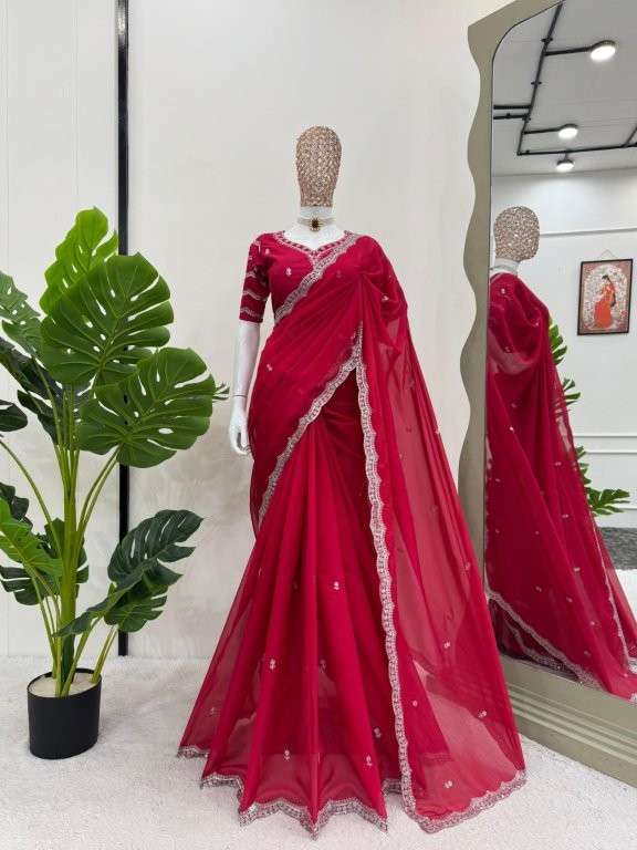 574 HIT COLOUR BY ASLIWHOLESALE DESIGNER PURE SILK EMBROIDERY PRINTED SAREES-00241